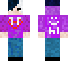 casual chill boy purple hoodie