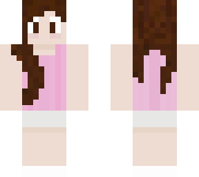 mia - girl wearing pink tank top and white short shorts