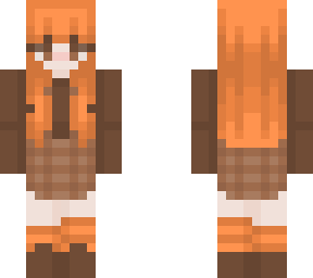orange and brown fall skin #1