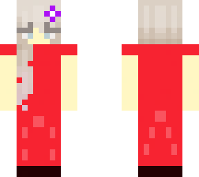 a girl with dress