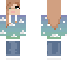 aesthetic girl (different colour jumper)