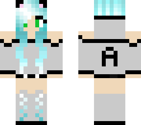 girl blue fox