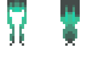 green and black hair base