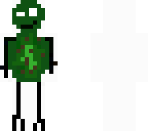 kiwi skin, with legs and arms