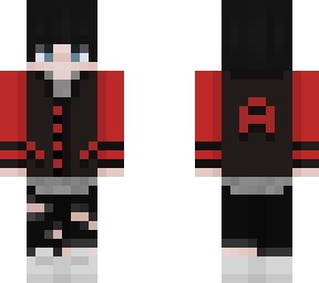 male in varsity jacket with a on back
