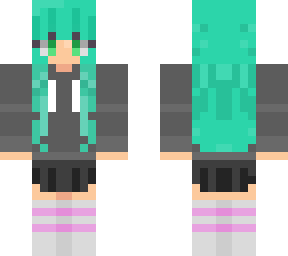 blue hair girl