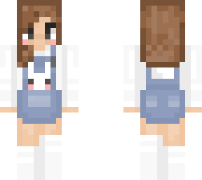 cute pretty girl with bunny (brown hair)