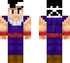 gohan original con traje piccoro
