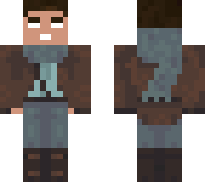 herobrine (jeffvix:hunter outfit, unmasked)
