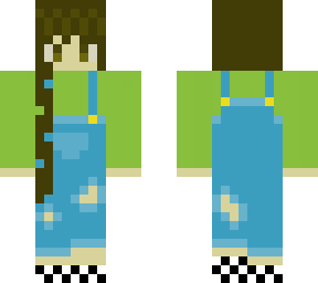my first time making a mc skin!!!!