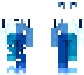 neon blue petals (yet another outfit base recolor)