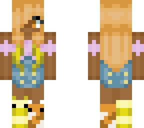 orange and yellow girl remake