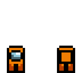 amogus but orange