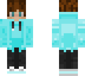aqua hoodie