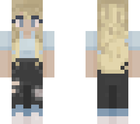 blonde & blue casual