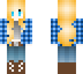 blonde and blue eyed girl