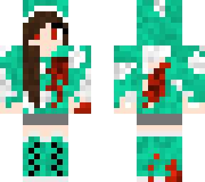 cyan mooshroom girl - battle box variant