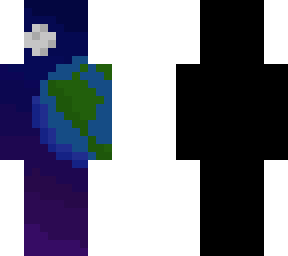 earth and the moon