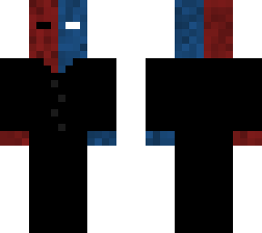 fancy red and blue skin
