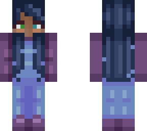 girl with overalls