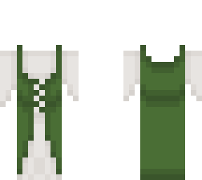 green dress base