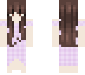 purple plaid dress