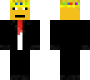 pyro man with crown