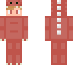 red dino onesie