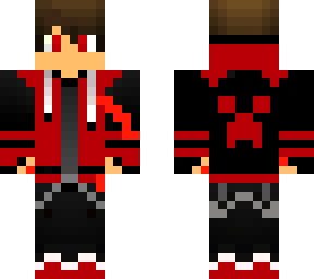red hoodie