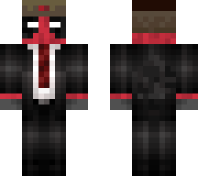 suit and fur hat