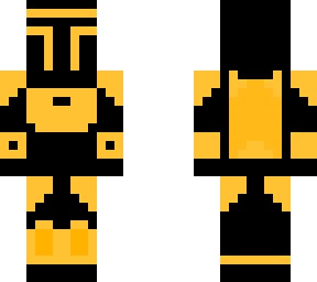 yellow mandalorian