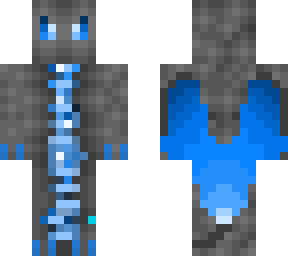 'aqua' geode dragon remake (original by beautythebird)