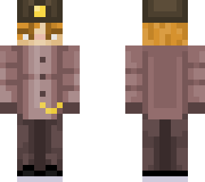 boy miner with big jacket