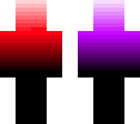 red,pink,purple,blue, black  skin