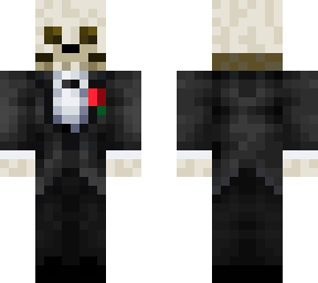 skeleton in a suit
