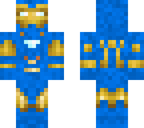 blue iron man