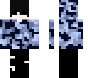 camo blue e boy skin