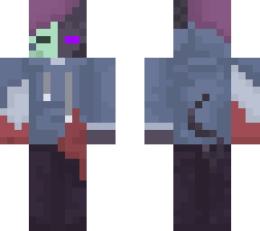 commission #1 creeper/ enderman ghost thing (idk-)