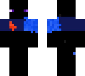 enderman with ocean shirt