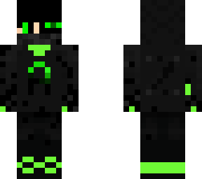 green & black ender/man