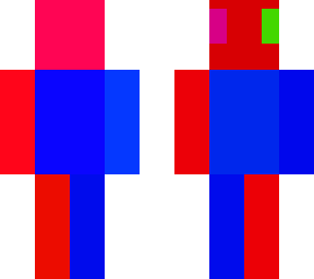 red blue