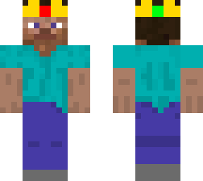 steve with a crown