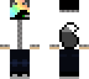 black rainbow furry
