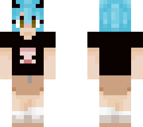 blue hair