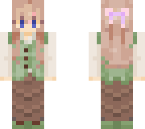 brown skirt victorian girl (clementine)