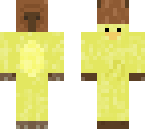 capibara in duck suit