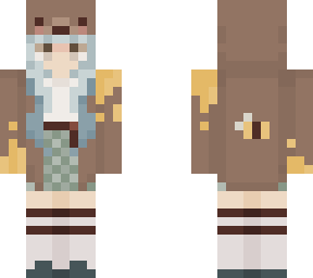 girl in bear hoodie