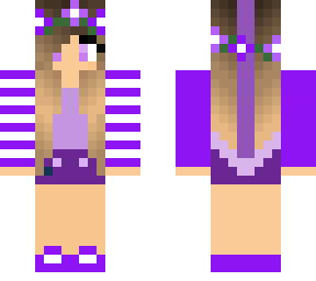 kaykay flower girl purple