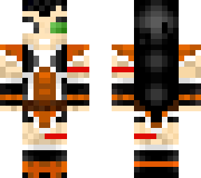 raditz DBZ | Minecraft Skin