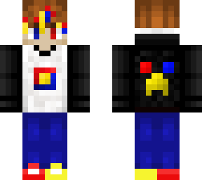 red yellow blue boy
